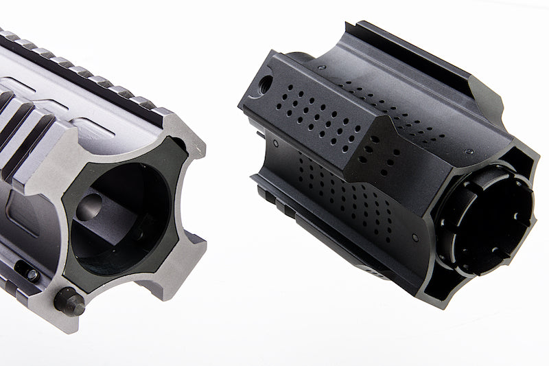 G&P Short Railed Handguard with SAI QD System for Tokyo Marui M4/ M16 AEG/ GBB Rifle (Gray)