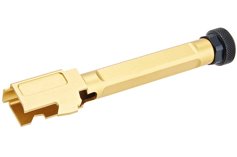 G&P Threaded Outer Barrel For Umarex (VFC) G17 GBB Airsoft (Gold)