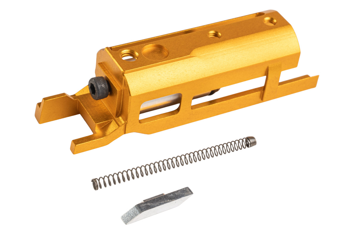 Gunsmith Bros Aluminum High Speed V2 Adjustable Blow Back Unit for Marui Hi Capa GBB Airsoft (Gold)