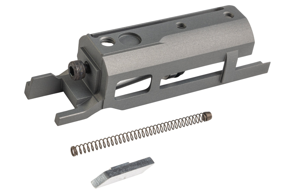 Gunsmith Bros Aluminum High Speed V2 Adjustable Blow Back Unit for Marui Hi Capa GBB Airsoft (Grey)