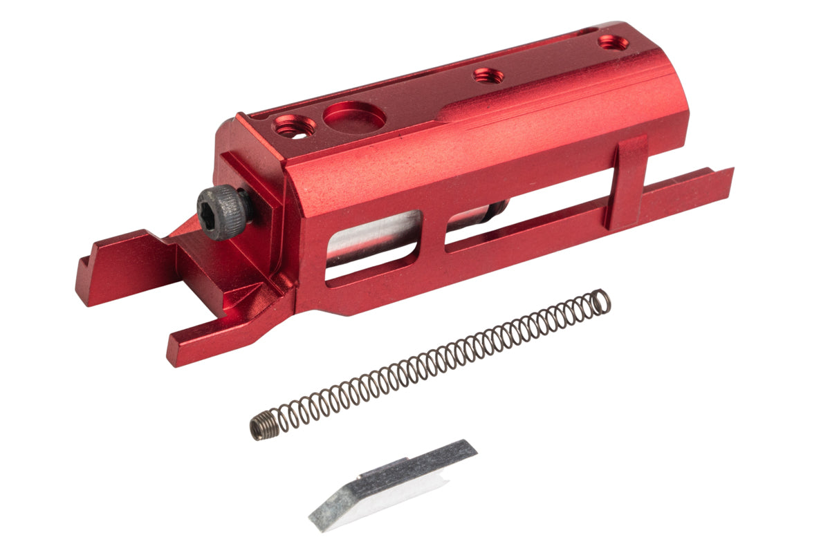 Gunsmith Bros Aluminum High Speed V2 Adjustable Blow Back Unit for Marui Hi Capa GBB Airsoft (Red)