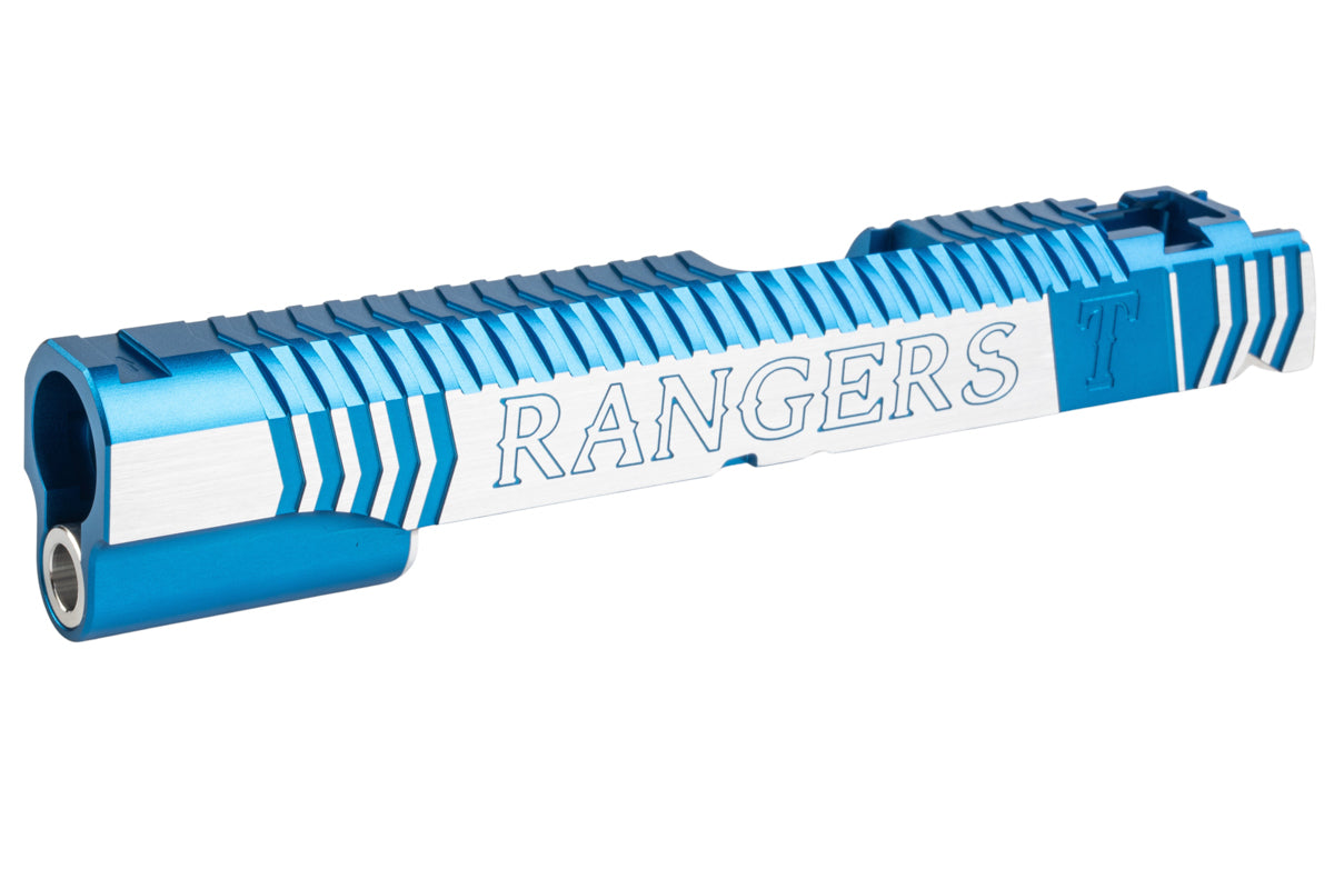 Gunsmith Bros Infinity Rangers Single Slide for Tokyo Marui Hi-Capa GBB (Blue/ Silver)