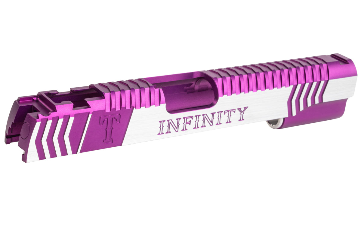 Gunsmith Bros Infinity Rangers Single Slide for Tokyo Marui Hi-Capa GBB Pistol - Purple 2 Tone