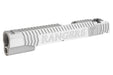 Gunsmith Bros Infinity Rangers Single Slide for Tokyo Marui Hi-Capa GBB (Silver)
