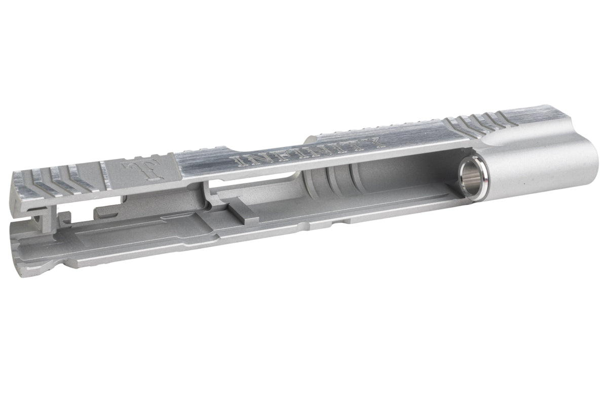 Gunsmith Bros Infinity Rangers Single Slide for Tokyo Marui Hi-Capa GBB (Silver)