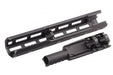 Hephaestus 10.5 inch M Lok Handguard w/Railed Gas Tube for Tokyo Marui AK Airsoft Rifle (Type III Hard-coat Anodized)