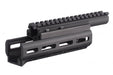 Hephaestus 6.5 inch M Lok Handguard w/Railed Gas Tube for Tokyo Marui AK GBB Airsoft Rifle (Type III Hard-coat Anodized)