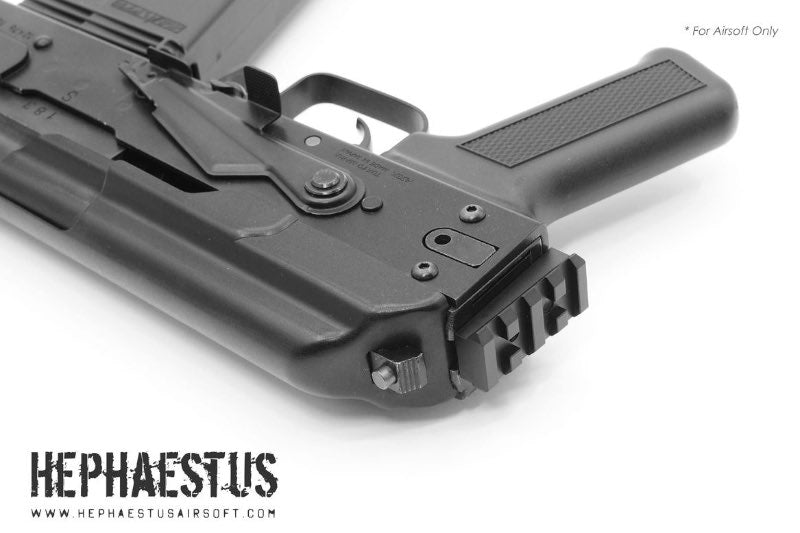 Hephaestus Picatinny Rail Stock Adapter For Tokyo Marui SAIGA-12K GBB Airsoft Rifle