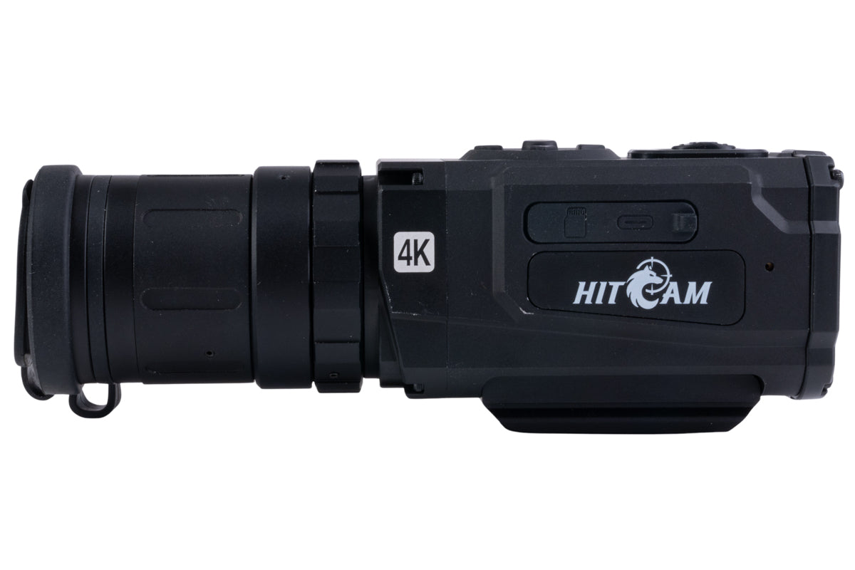 RunCam HitCam 4K Action Scope Camera w/10X Optical Zoom (Camera with Rubber Eyepiece & Illuminator)