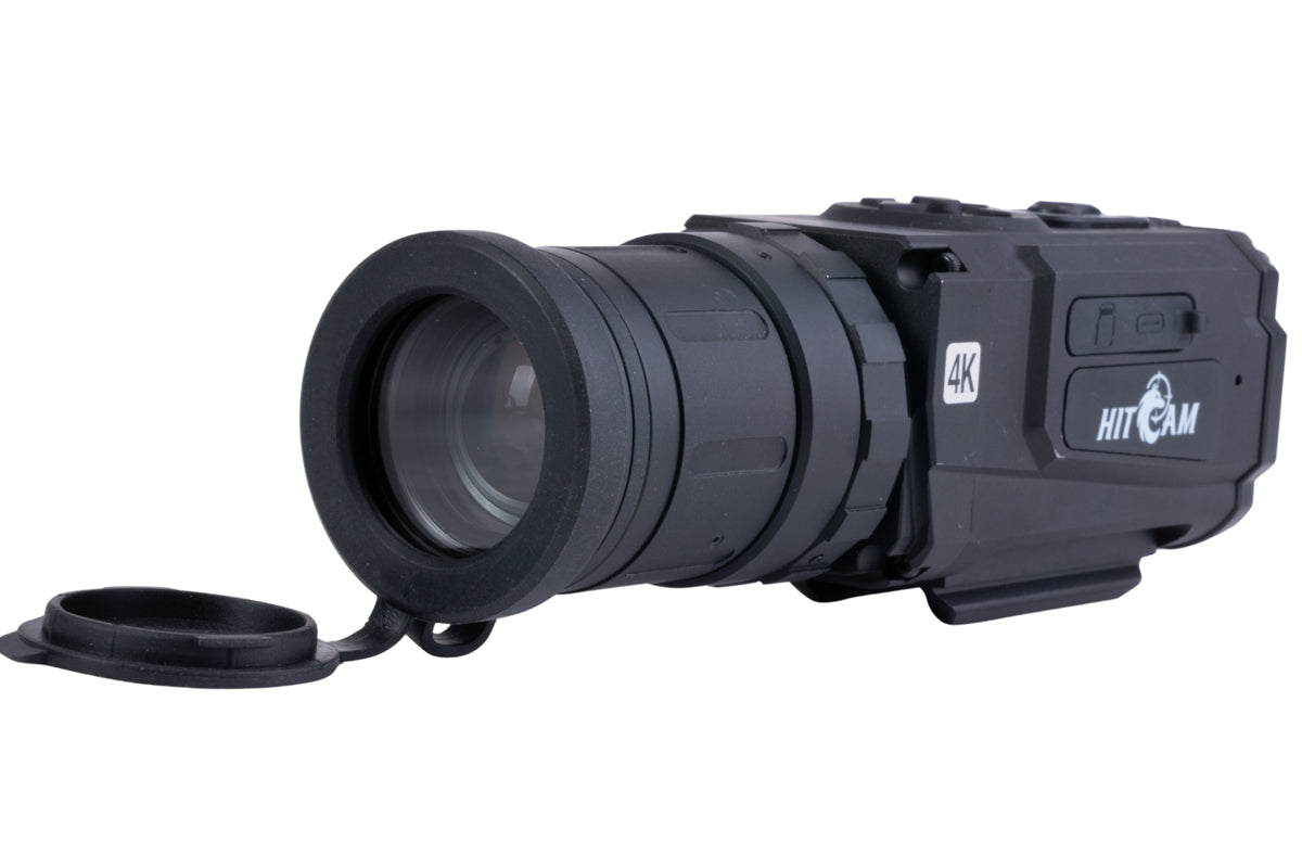 RunCam HitCam 4K Action Scope Camera w/10X Optical Zoom (Camera with Rubber Eyepiece & Illuminator)