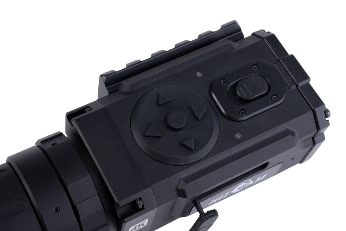 RunCam HitCam 4K Action Scope Camera w/10X Optical Zoom (Camera with Rubber Eyepiece & Illuminator)