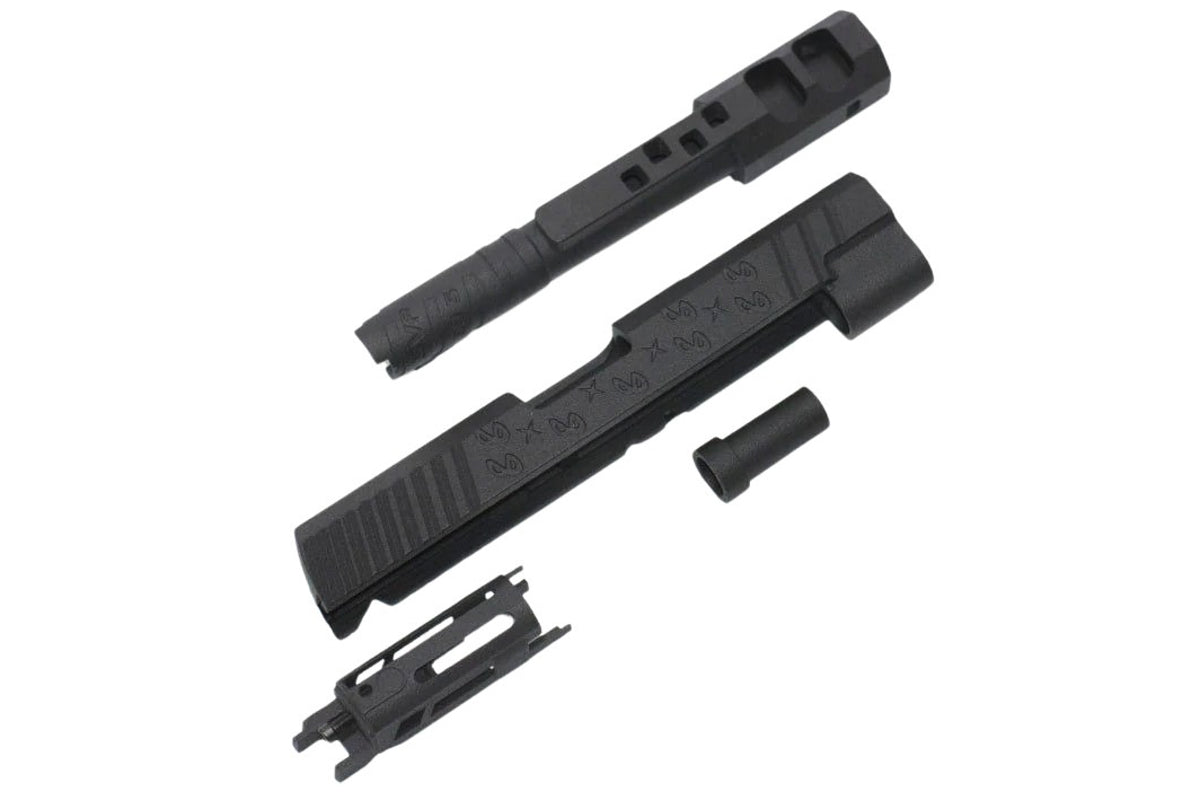 Hypertek 3D Printed SV Style Open 4.3inch Slide For Tokyo Marui Hi Capa GBB