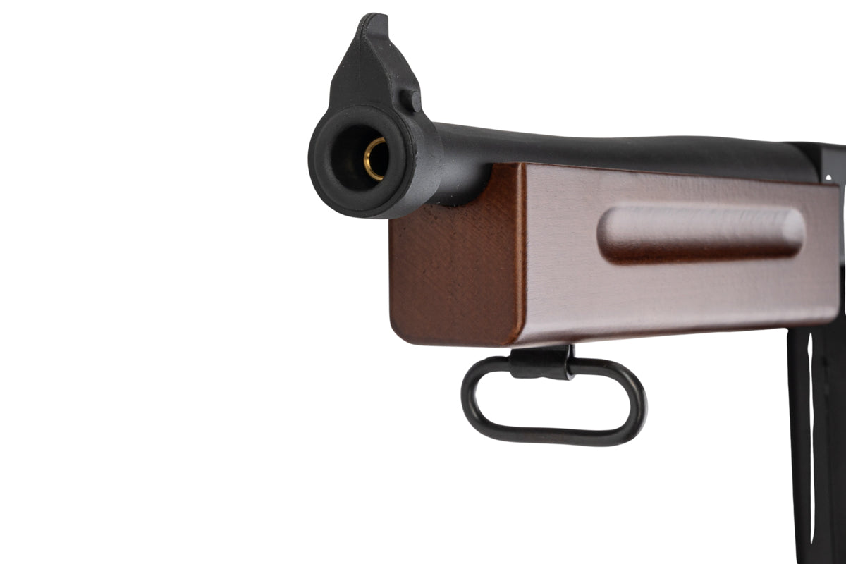 Cybergun (King Arms) Thompson Licensed M1A1 Military AEG Airsoft Rifle (Real Wood)
