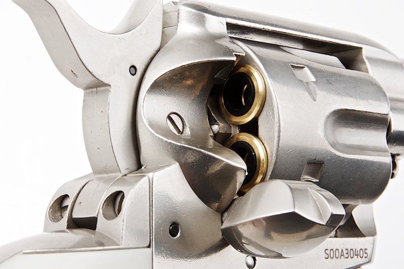 King Arms SAA .45 Peacemaker Gas Revolver L (Ver2., Silver )