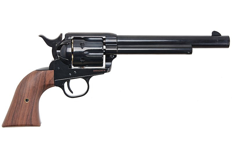 King Arms SAA .45 Peacemaker Gas Revolver M (Electroplating Black/ Ver. 2)