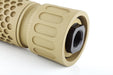 Knight's Armament Airsoft (Madbull) 556 QDC/CQB Suppressor w/ Quick Detach Function/ Flash Hider (14mm CW/ Tan)