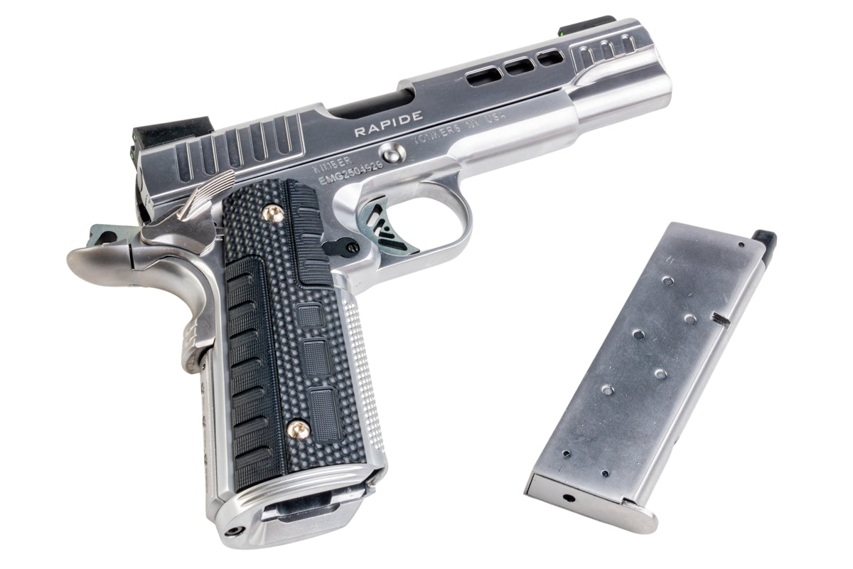 EMG (AW Custom) Kimber 1911 Rapide Dusk GBB Airsoft Pistol (Silver/ Standard)