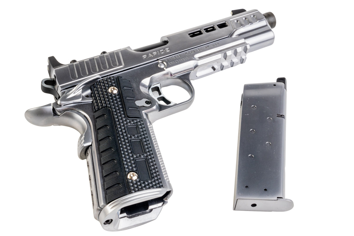 EMG Kimber (AW Custom) 1911 Rapide Ice GBB Airsoft Pistol (Silve/ RMR Ver./ Standard)