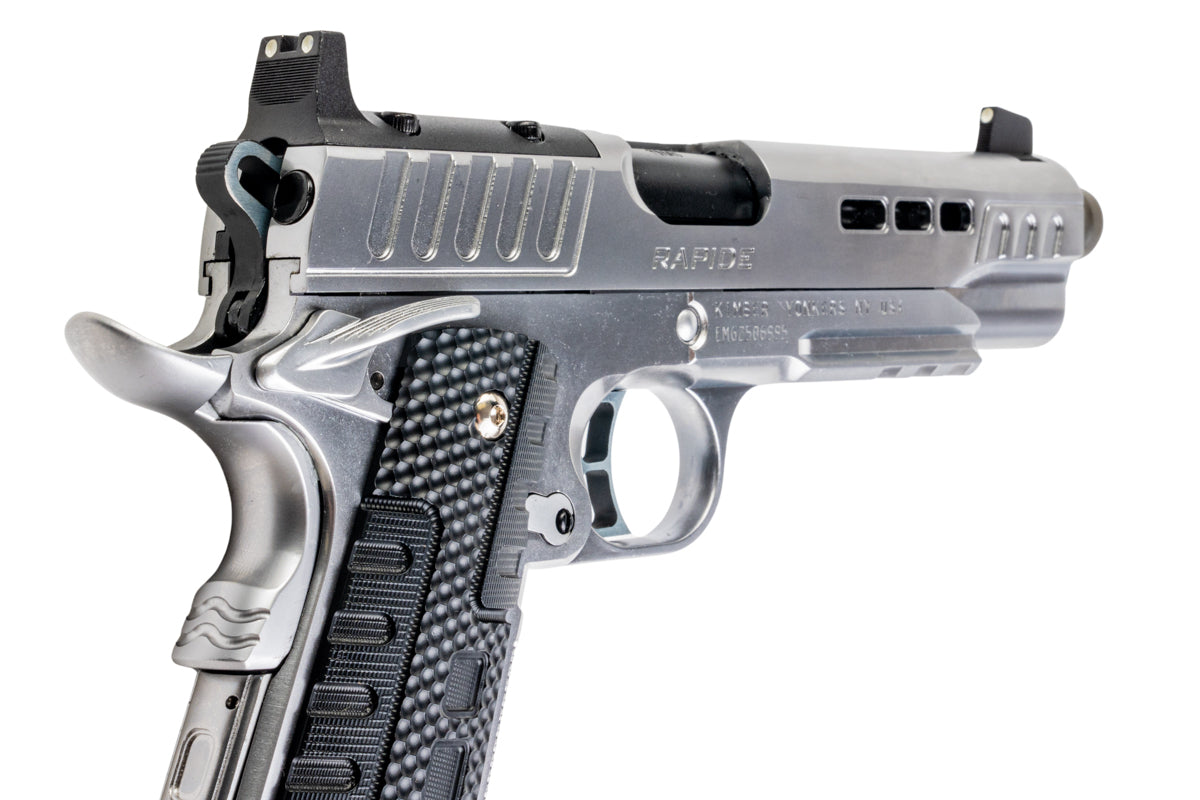 EMG Kimber (AW Custom) 1911 Rapide Ice GBB Airsoft Pistol (Silve/ RMR Ver./ Standard)