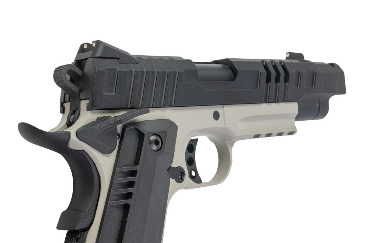 KJ Works Metal KP-24 1911 CO2 Airsoft Pistol (BK/ Grey)