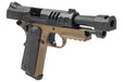 KJ Works Metal KP-24 1911 CO2 Airsoft Pistol (BK/ TAN)