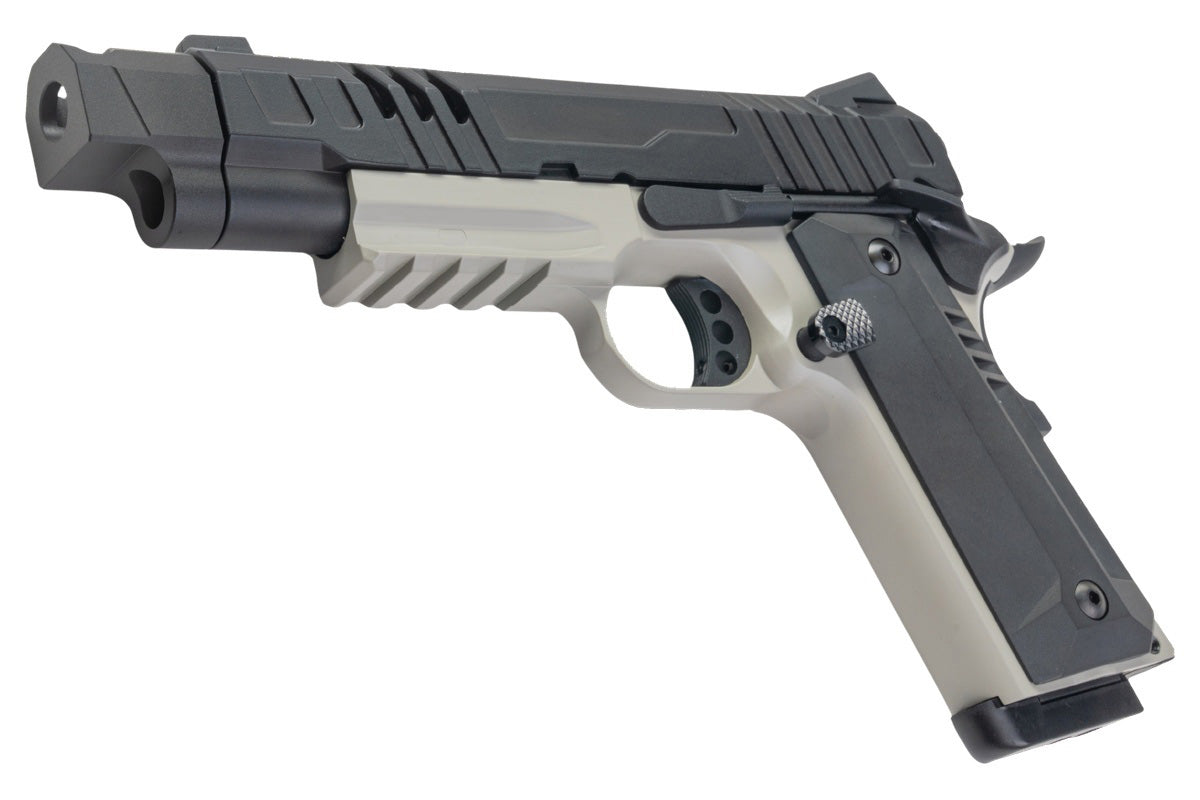 KJ Works Metal KP-24 1911 GBB Airsoft Pistol (BK/ Grey)