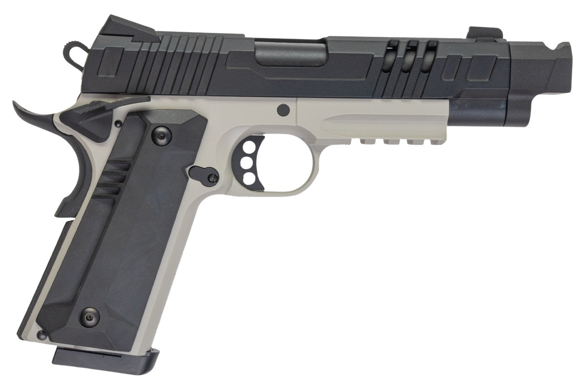 KJ Works Metal KP-24 1911 GBB Airsoft Pistol (BK/ Grey)