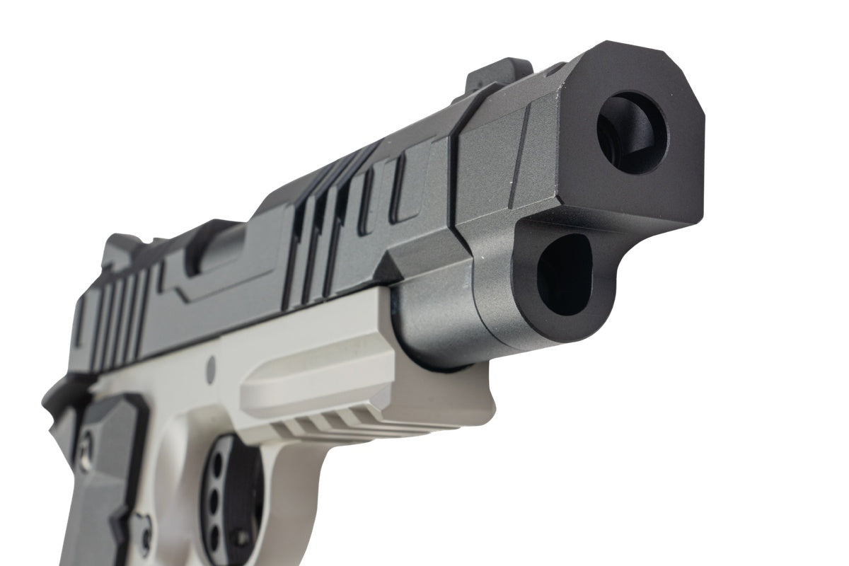 KJ Works Metal KP-24 1911 GBB Airsoft Pistol (BK/ Grey)