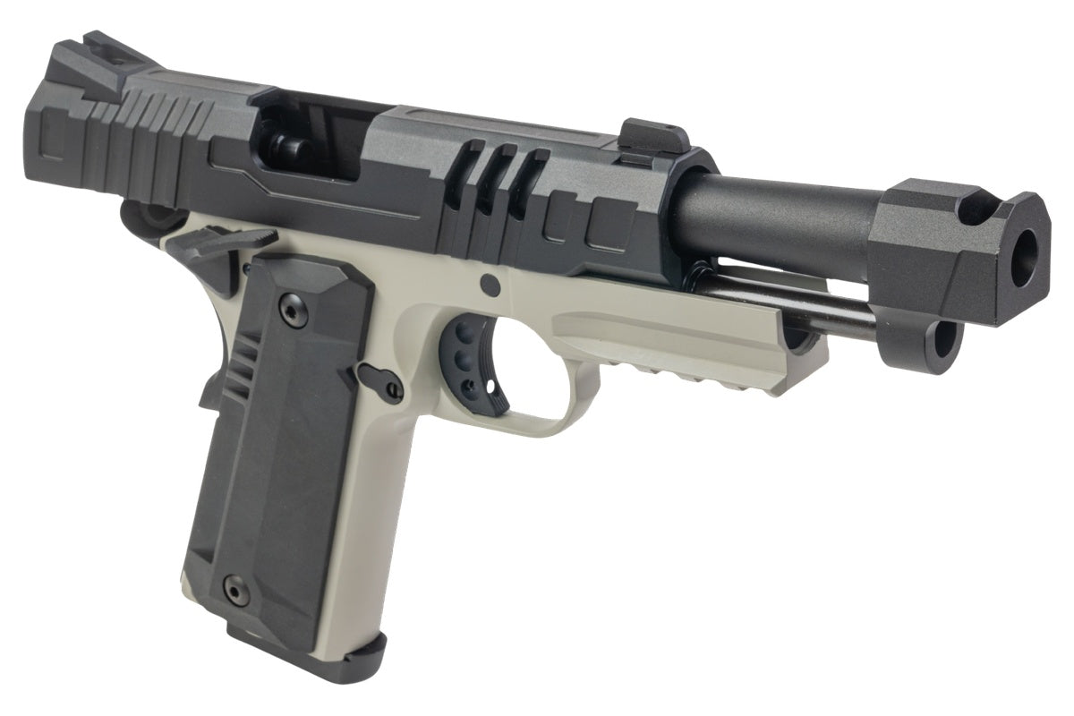 KJ Works Metal KP-24 1911 GBB Airsoft Pistol (BK/ Grey)