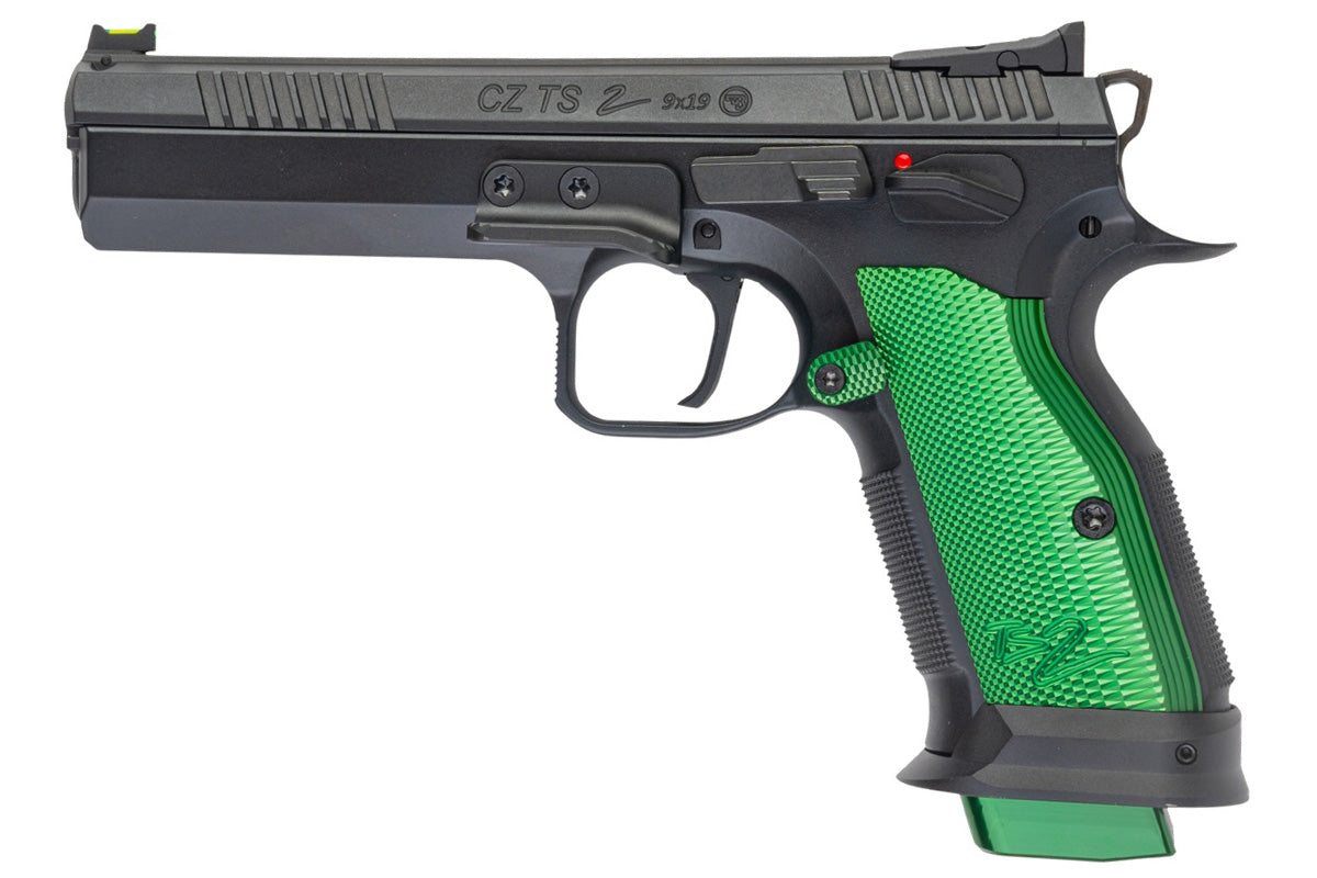 KJ Works CZ TS2 Racing Green CO2 Airsoft Pistol (ASG Licensed)