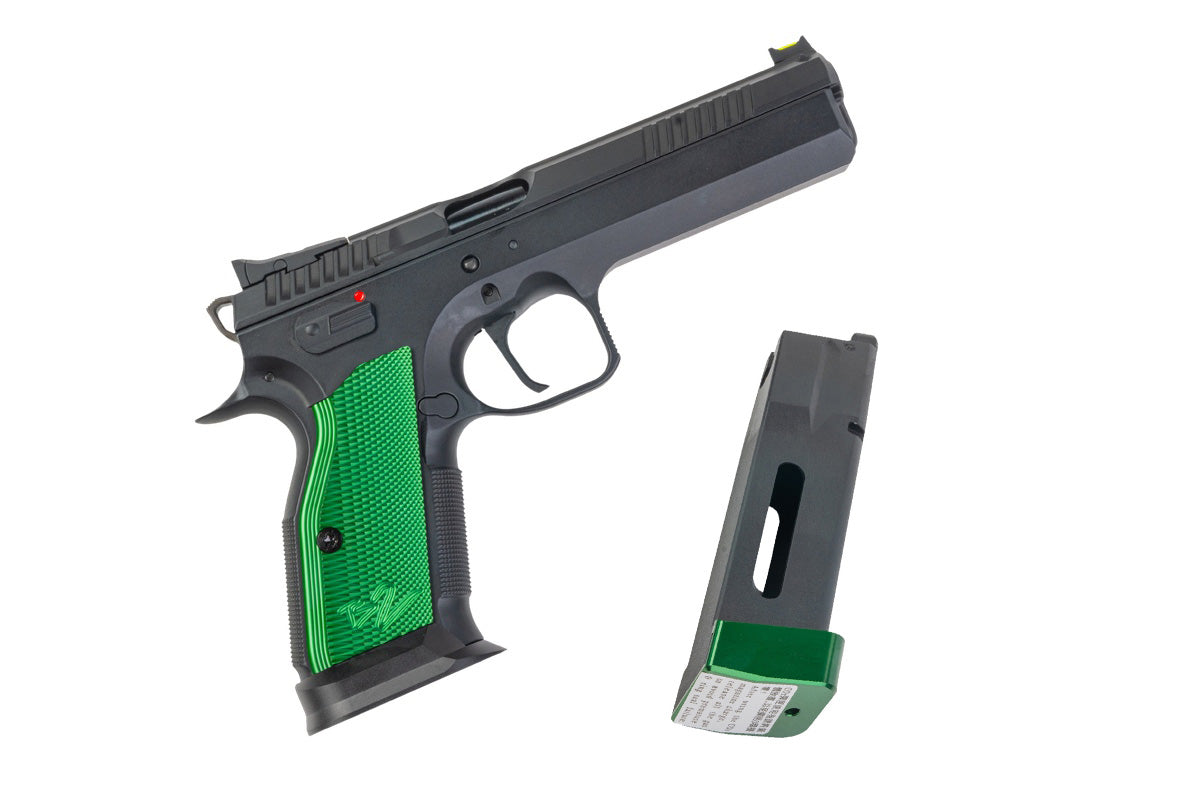 KJ Works CZ TS2 Racing Green CO2 Airsoft Pistol (ASG Licensed)