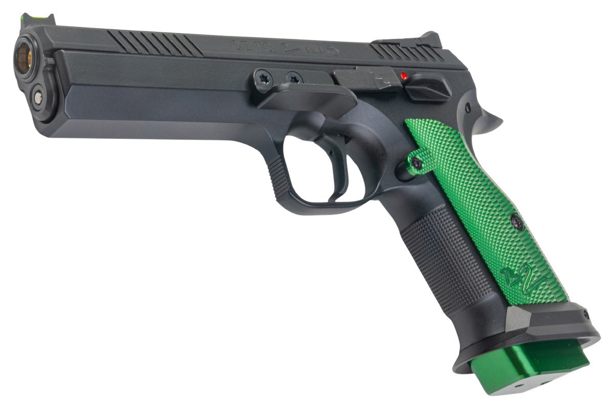 KJ Works CZ TS2 Racing Green GBB Airsoft Pistol (ASG Licensed)