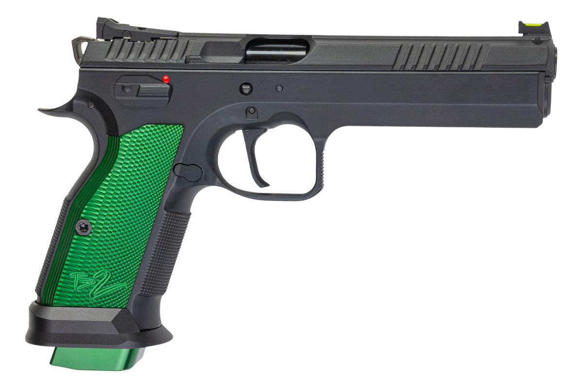KJ Works CZ TS2 Racing Green GBB Airsoft Pistol (ASG Licensed)