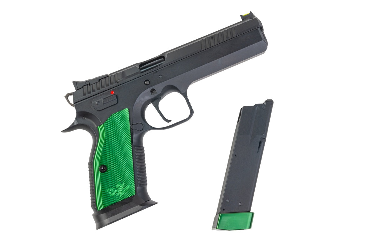KJ Works CZ TS2 Racing Green GBB Airsoft Pistol (ASG Licensed)