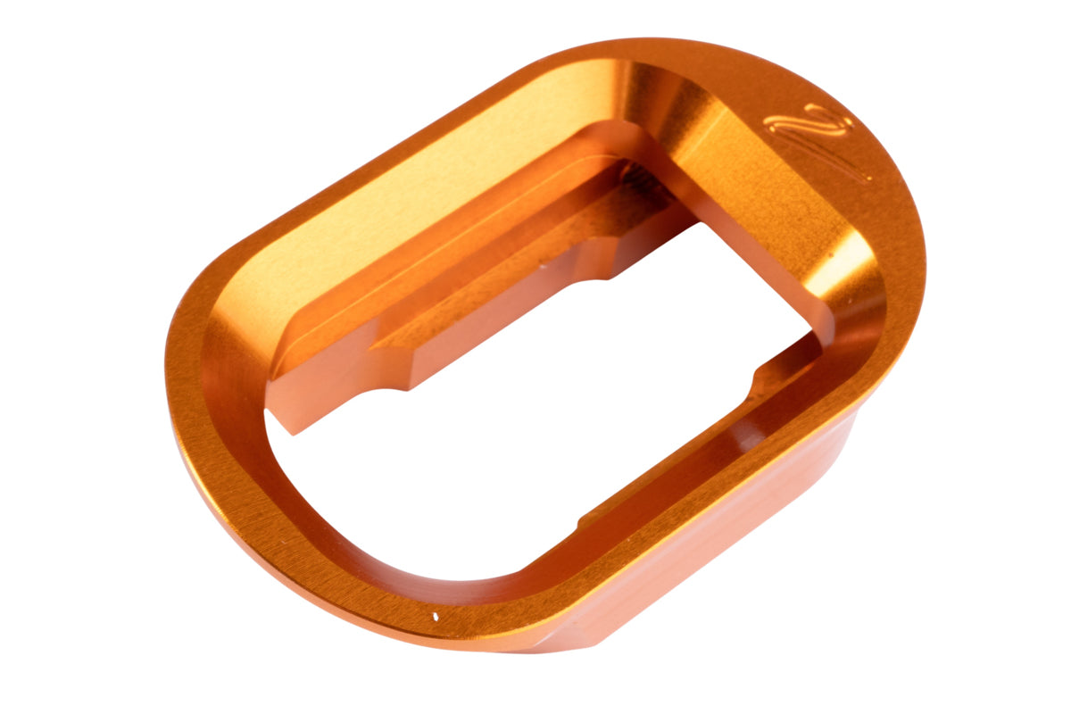 KJ Works Aluminum Grip W/ Magwell For Shadow 2 GBB Airsoft (Orange