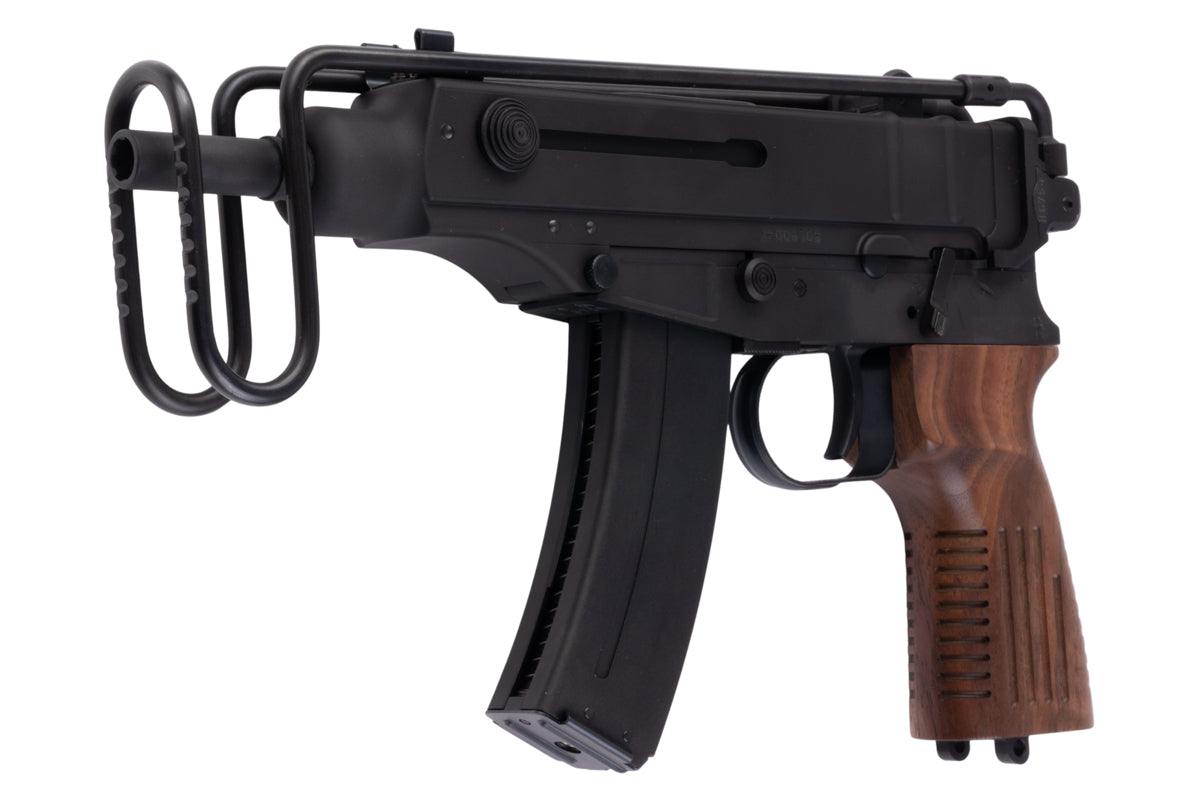 KSC Vz61 Walnut Grip Custom Heavyweight Gas Airsoft SMG (System 7)