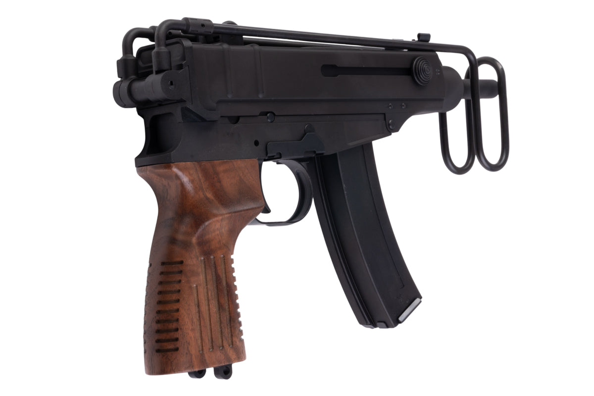 KSC Vz61 Walnut Grip Custom Heavyweight Gas Airsoft SMG (System 7)