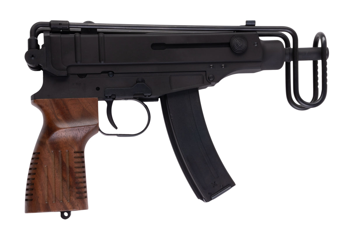 KSC Vz61 Walnut Grip Custom Heavyweight Gas Airsoft SMG (System 7)