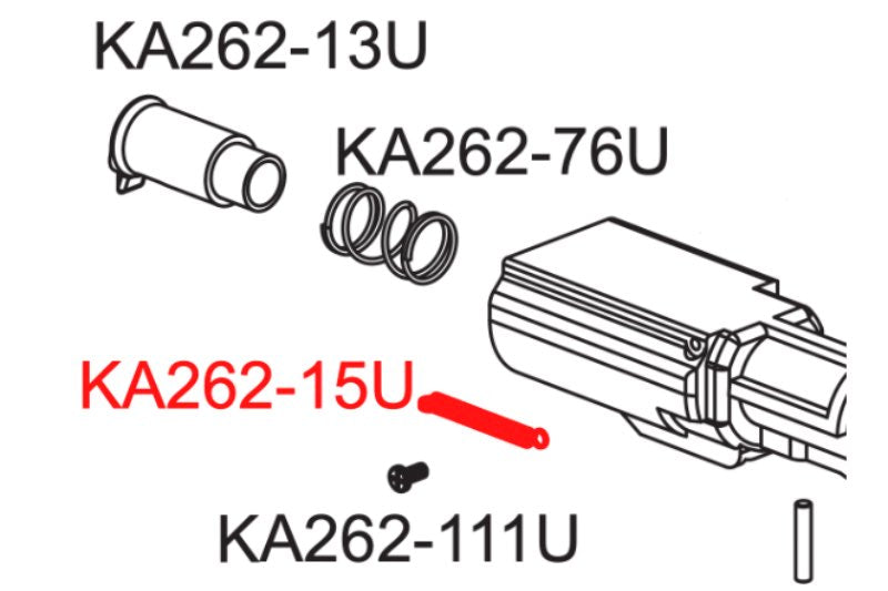 SilencerCo Nozzle Return Spring For KRYTAC MAXIM 9 Gas Pistol
