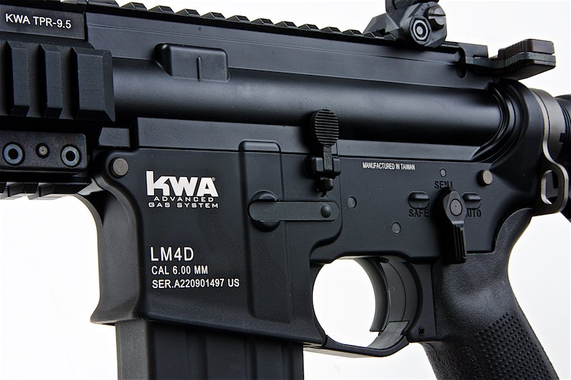 KWA LM4D Gas Blow Back GBB Airsoft Rifle (with New Toolless Hop Up)