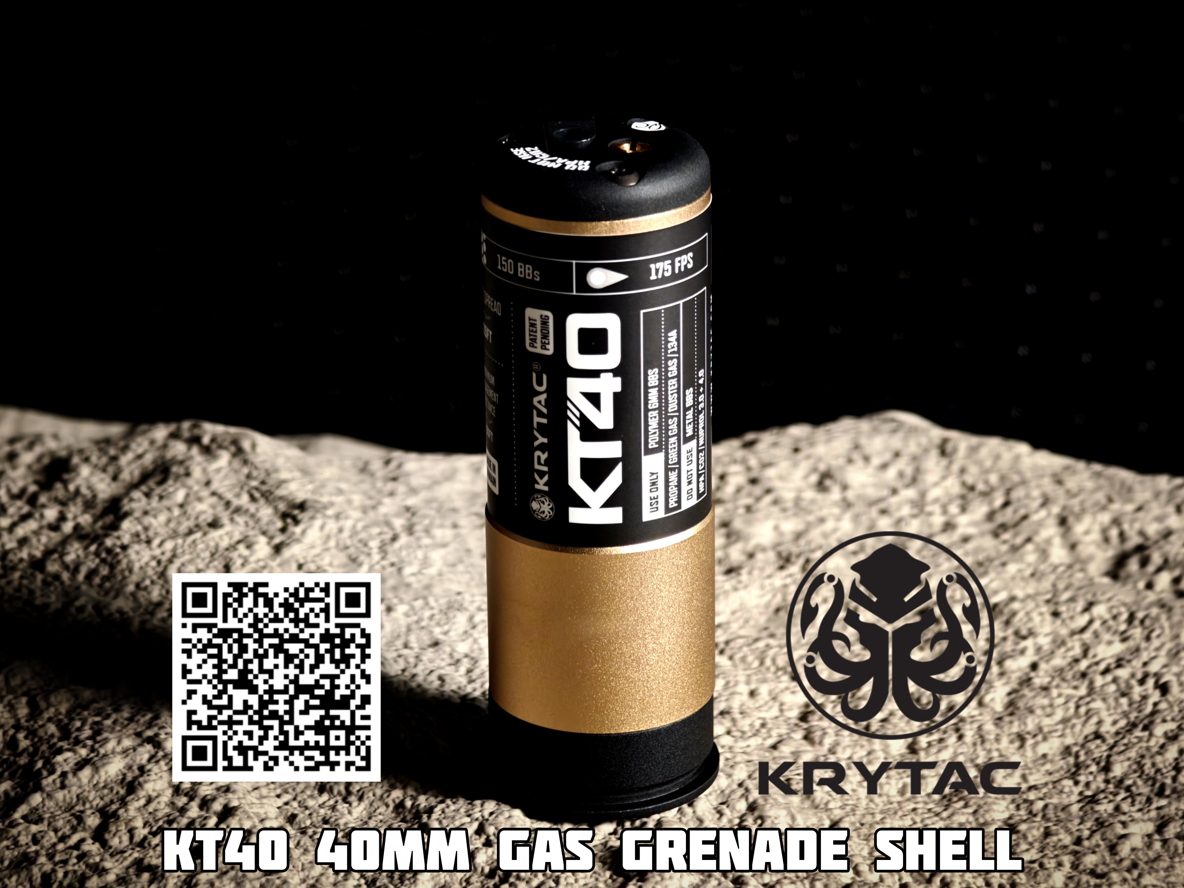 Krytac KT40 40mm Gas Grenade Shell