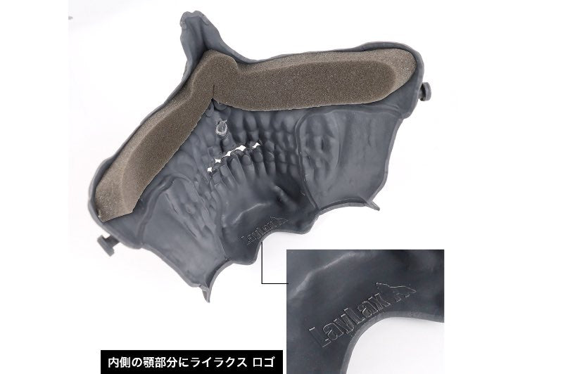 Laylax Battle Style Skull Face Guard (Devil Red)