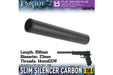Laylax MODE-2 Carbon Fiber Slim Silencer (14mm CCW/ 150mm)