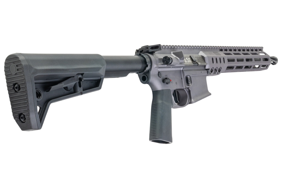 Lancer Tactical SOLGW Licensed MK1 CAR 11.5inch 5.56 MWS GBB Airsoft (by Toxicant) (Grey/ #TAAS)