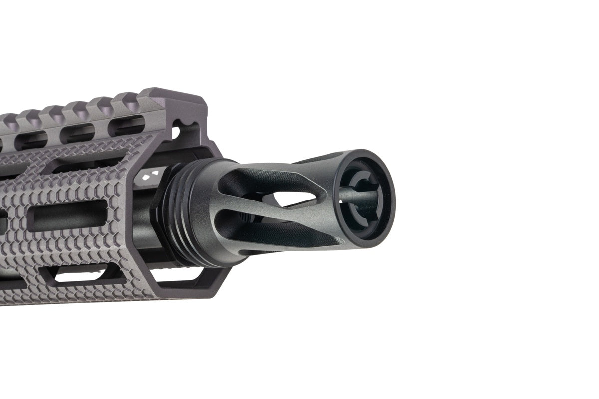 Lancer Tactical SOLGW Licensed MK1 CAR 11.5inch 5.56 MWS GBB Airsoft (by Toxicant) (Grey/ #TAAS)