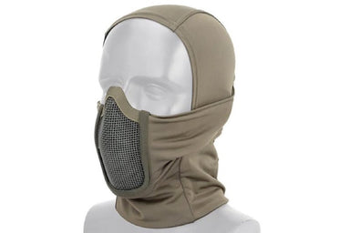 WoSport Balaclava Quick Dry with Protective Steel Mesh Face Mask (Olive Drab)