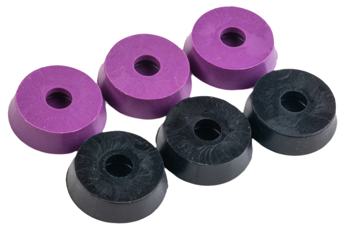 PTS MEC V Piston Head Set (6pcs/ Black & Purple)