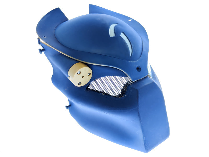 blue predator motorcycle helmet Zujizhe DC14 Predator Mask (Blue)