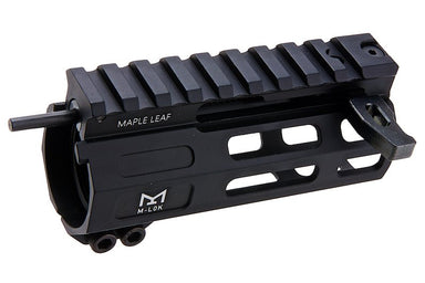 Maple Leaf CNC 4 inch 'Front Charging' M-Lok Handguard for WE/ VFC/ GHK M4 Airsoft GBB