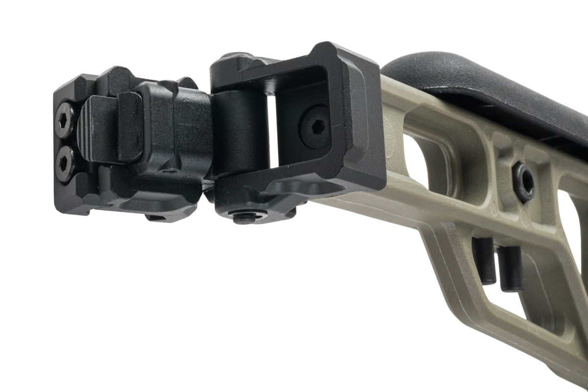 Maple Leaf MLC-S2 Tactical Folding Stock for VSR-10 & MLC-338 with Hinge (Olive Drab)